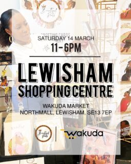 Catch me this Saturday @wakuda_uk @lewisham_shopping_centre Mother’s Day special Pop-Up Market! Come and shop for all your Mother’s Day, birthday cards and gifts.

📍 Lewisham Shopping Centre, London SE13 7EP
🗓️ Saturday 14th March (11am– 6pm)

Come and enjoy good vibes and support amazing small black-owned businesses! If you’re looking for unique, high-quality products you won’t find on the high street - made with love, care and creativity, then this is the place to be.

✨ What to Expect:
	• Delicious food & sweet treats
	• Unique gifts and presents
	• Handmade jewellery
	• Books
	• Natural skincare
	• Cards & stationery
	• Africa-inspired art

Let’s celebrate community, creativity and culture - see you there! 💫👋🏾
#Beautifulroots #Embracingculturethroughart #wakuda #Wakudamarket #Lewishamshoppingcentre