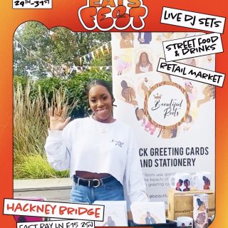 Catch me this weekend @blackeatsldn 🎉 — No1 place to be for vibes, food, drinks and supporting black businesses. Start your summer here! 

📍 @hackney_bridge London
🗓️ Fri - Sun: 12–4 PM (Day) & 5–9 PM (Night)

✨ Grab your tickets via the link in @blackeatsldn bio! 🎟️🔗 #BlackEats #Beautifulroots #Embracingculturethroughart