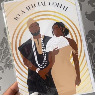 Wedding season is here! 💍✨

If you’re attending an African wedding this summer, why not celebrate the couple with a greeting card that truly reflects them? Our African-inspired wedding cards are designed to make your loved ones feel seen, celebrated and represented on their special day. ❤️

We also have a beautiful collection of couple cards to suit every love story.

Shop the collection now — link in bio. 🤍

#Beautifulroots #Embracingculturethroughart
#WeddingCards #AfricanWedding