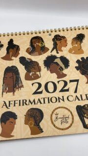 ✨ NEW 2027 AFFIRMATION CALENDAR! ✨

Your new year, your daily plans and a little encouragement along the way! 💛

Our 2027 Affirmation Calendars feature uplifting affirmations for every month, alongside beautiful hand-drawn illustrations celebrating a variety of Black hairstyles. 🖤✨

Stay organised, feel inspired and carry a little positivity with you throughout the year.

Now available online! Shop yours today. Link in bio. 🔗🛍️

#BeautifulRoots #Embracingculturethroughart #2027Calendar #AffirmationCalendar #shopsmall