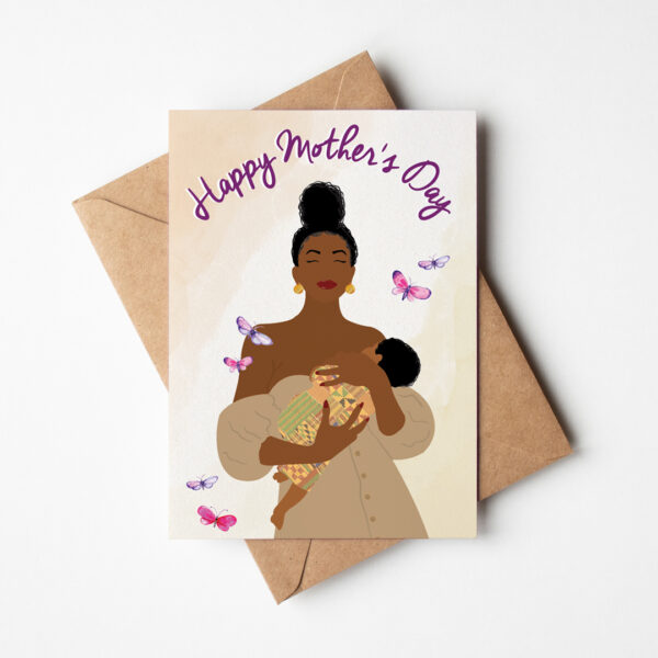 New Mummy - Black Mother's Day Card