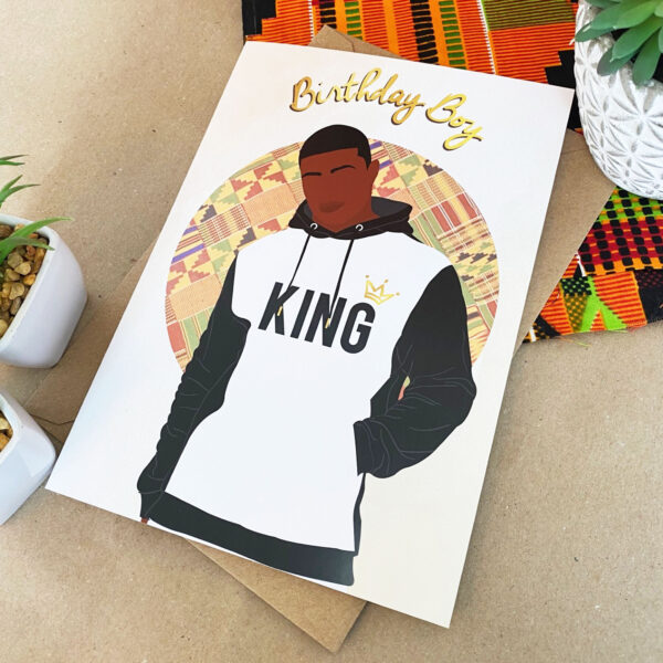 Black Boy Birthday Card - Image 3