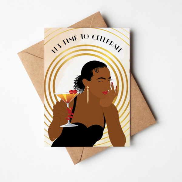 Samira Black & Boujee - Black Woman Birthday Card