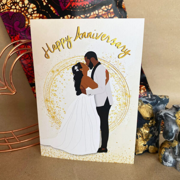 Happy Anniversary Couple Card - Image 2