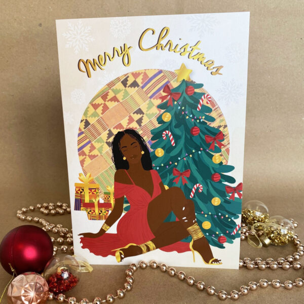 Black Girl Christmas Card - Image 2