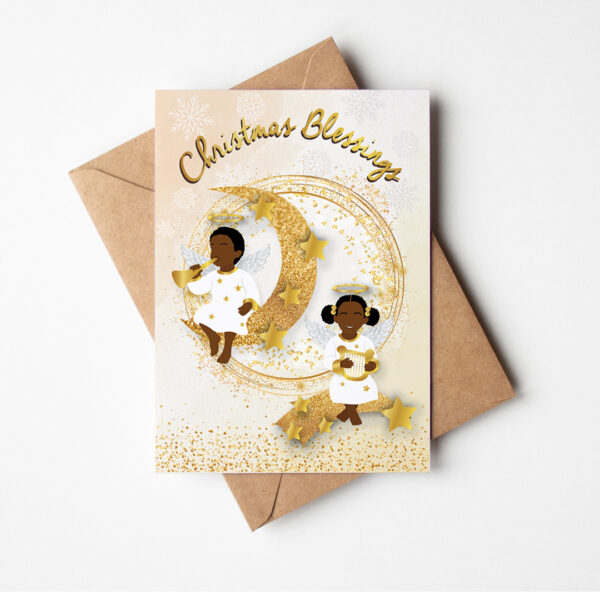Black Angels Christmas Card