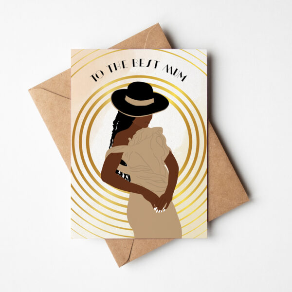 Happy Mother's Day - Black Mother's Day Card