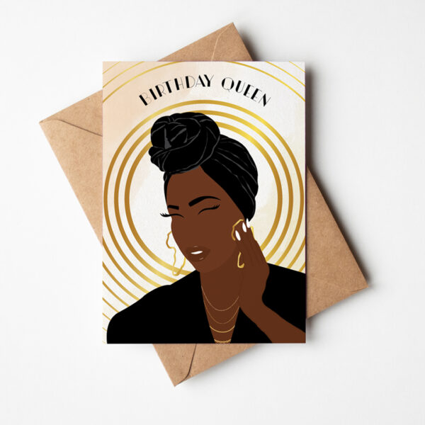 Jamila - Black Woman Birthday Card