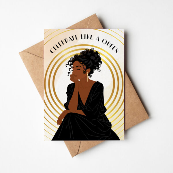 Mum - Celebrate like a Queen Card