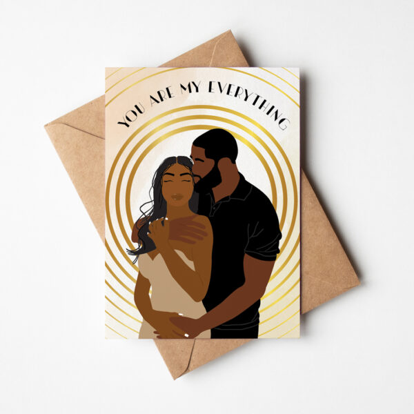 My Everything - Black Love Valentines Day Card