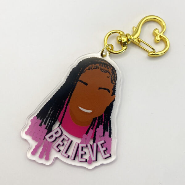Kids Braids - Believe Keyring