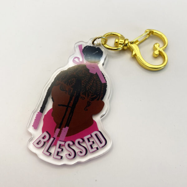 Kids Braids - Blessed Keyring