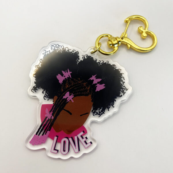 Kids Braids - Love Keyring