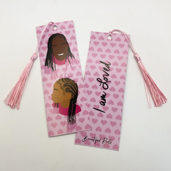 Girl Pink Bookmark - I am Loved