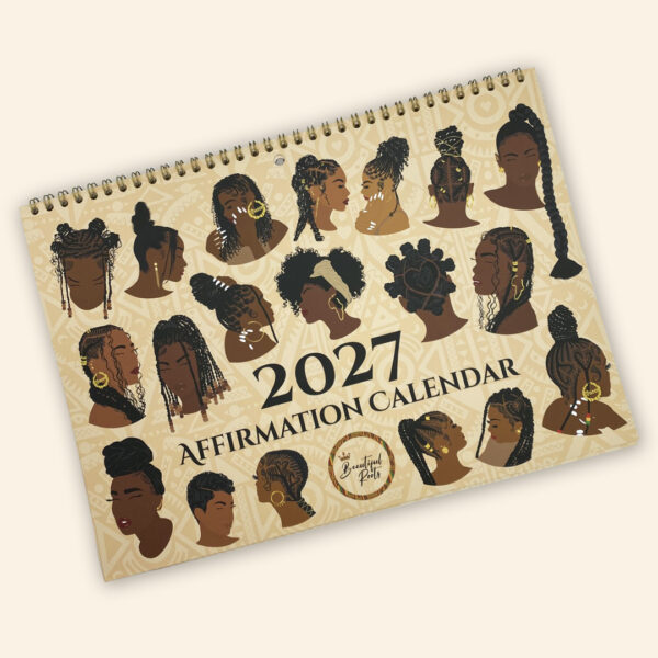 2027 A4 Affirmation Calendar